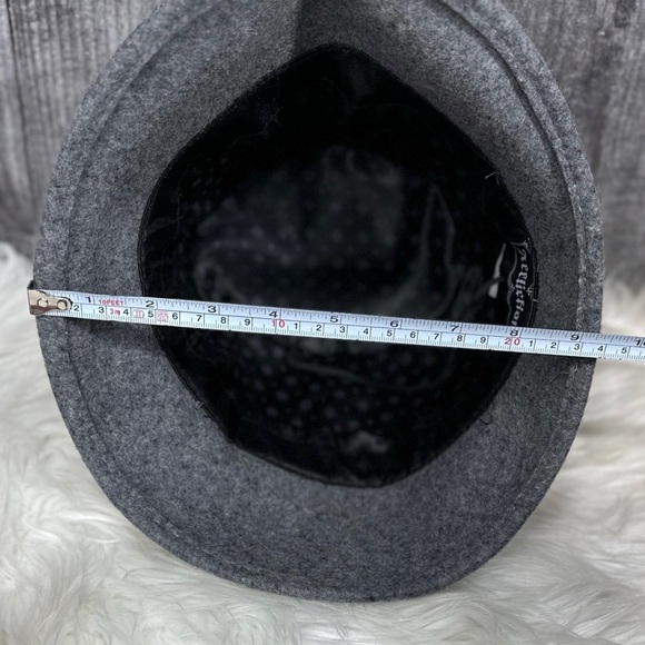 Affliction Wool Fedora Hat with Chain - Picture 10 of 10